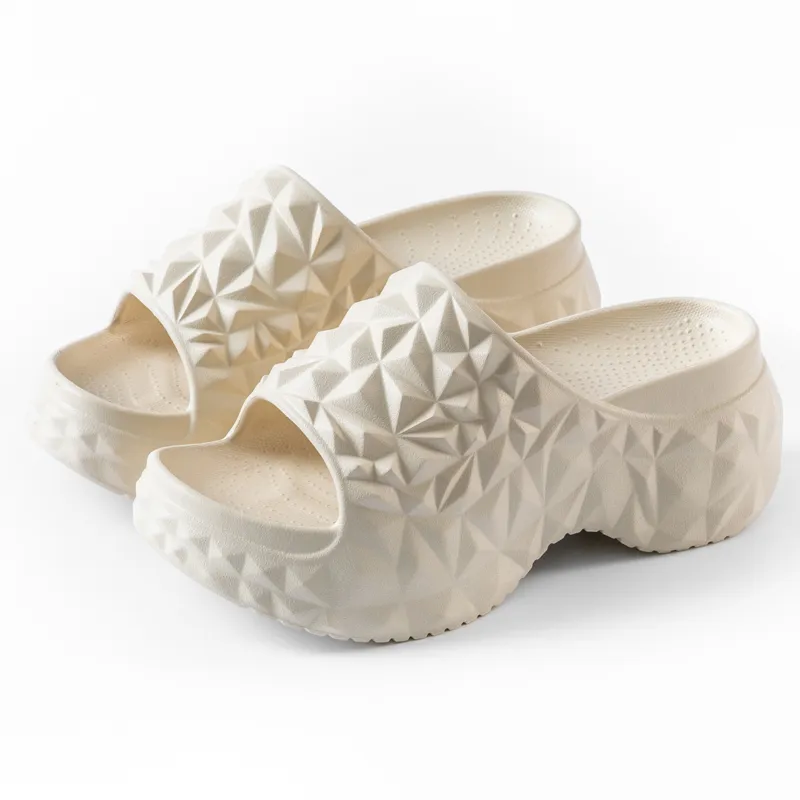 Ailise Slippers Khaki/White/Black-1