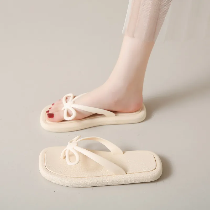 Ailise Sandal Slippers White/Black/Pink-3