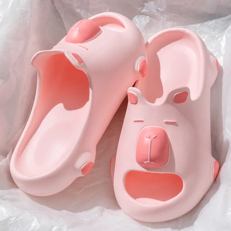 Ailise Sandal Slippers Pink/Black/Coffee/Khaki-1