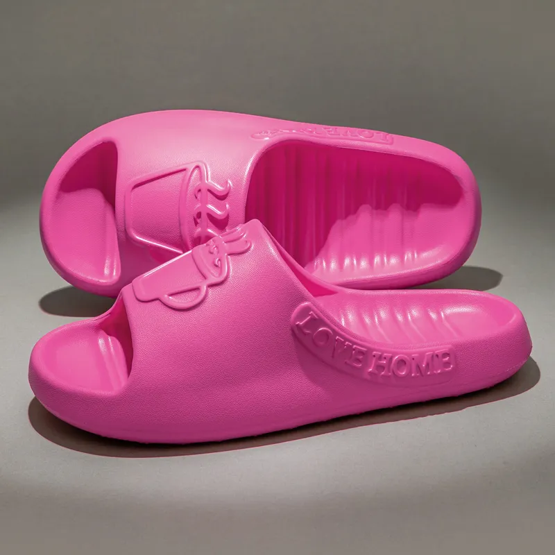 Ailise Home Slippers Pink/Black/Gray/Green/Rose Red/Dark Blue/Purple-22