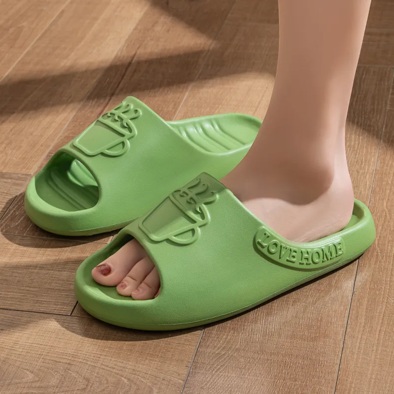 Ailise Home Slippers Pink/Black/Gray/Green/Rose Red/Dark Blue/Purple-18