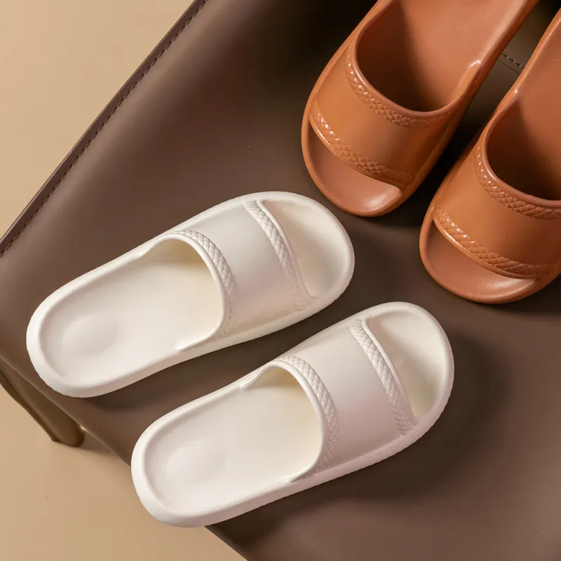 Ailise Slippers Pink/Black/Green/Milk White-17