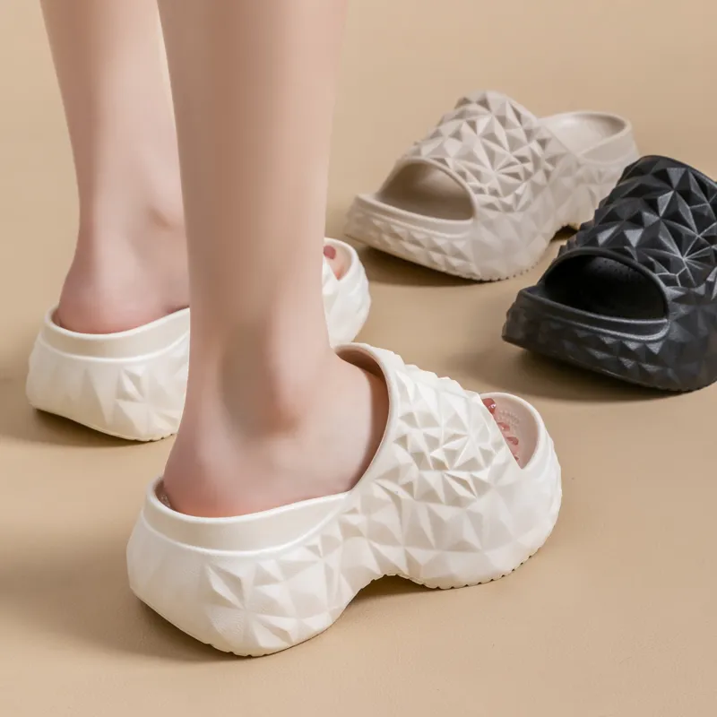 Ailise Slippers Khaki/White/Black-7