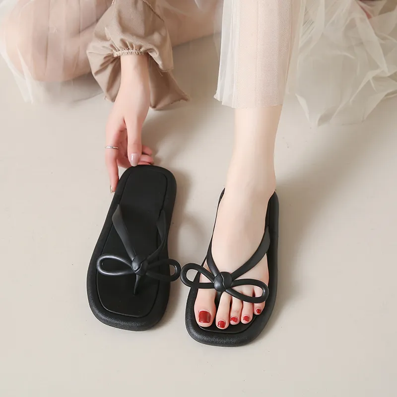 Ailise Sandal Slippers White/Black/Pink-8