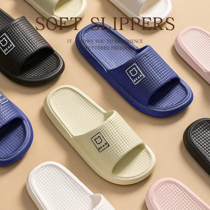 Ailise Home Slippers White Pink/Green/Sea Blue/Black-18