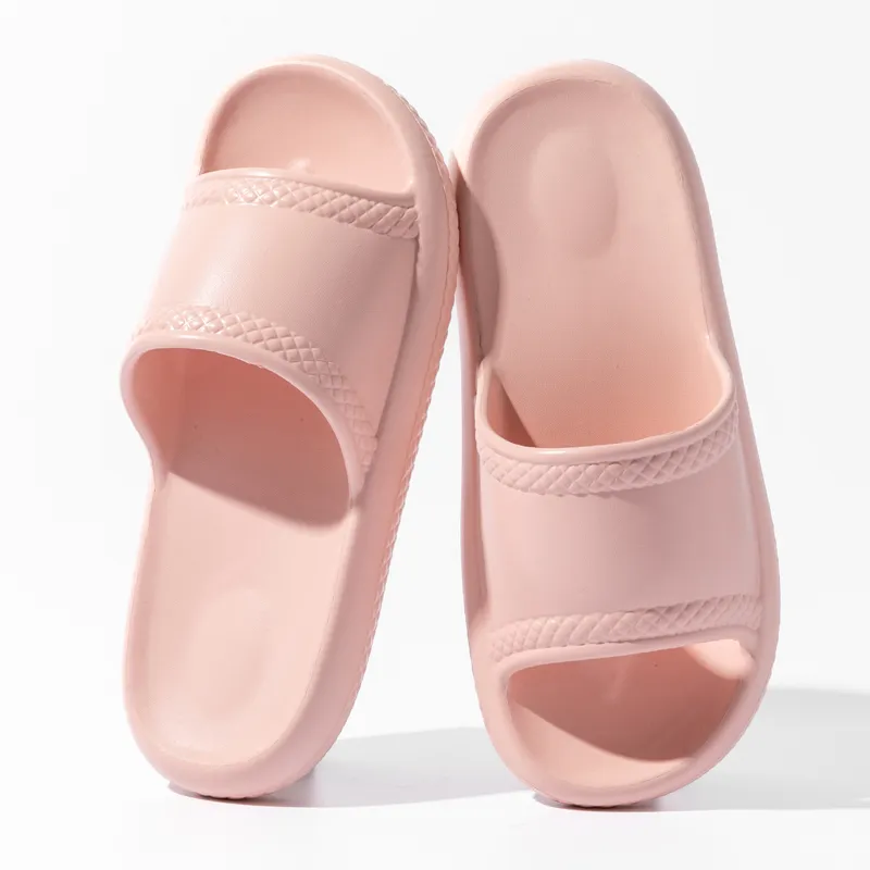 Ailise Slippers Pink/Black/Green/Milk White-2