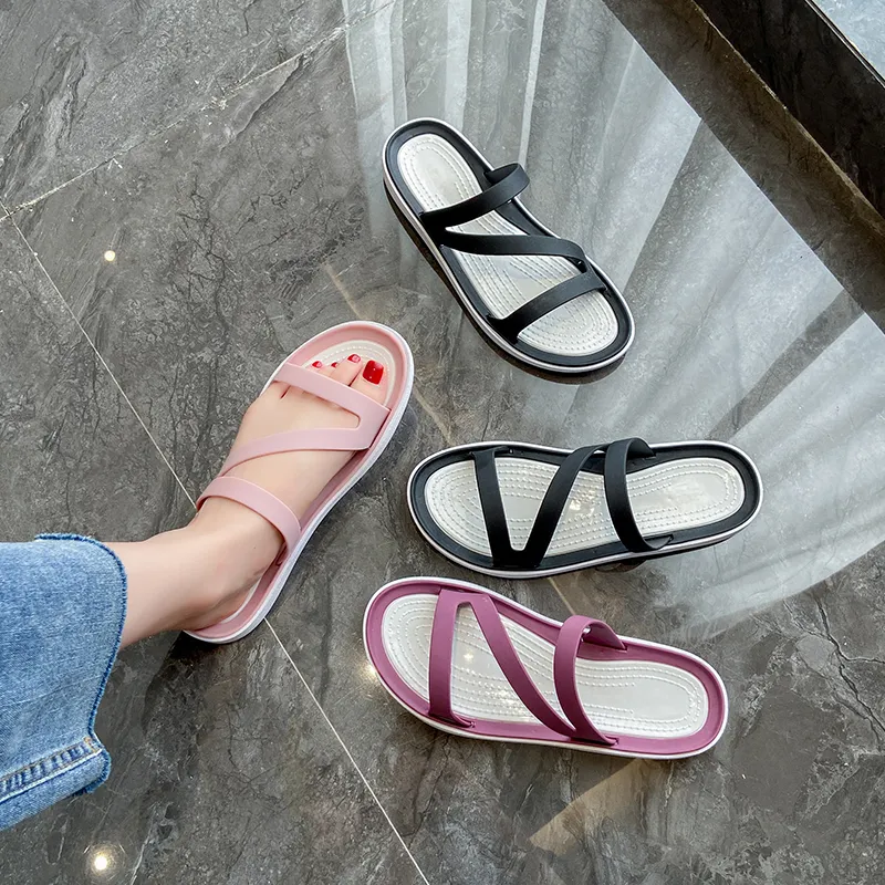 Ailise Slippers Black/Pink/Purple-14