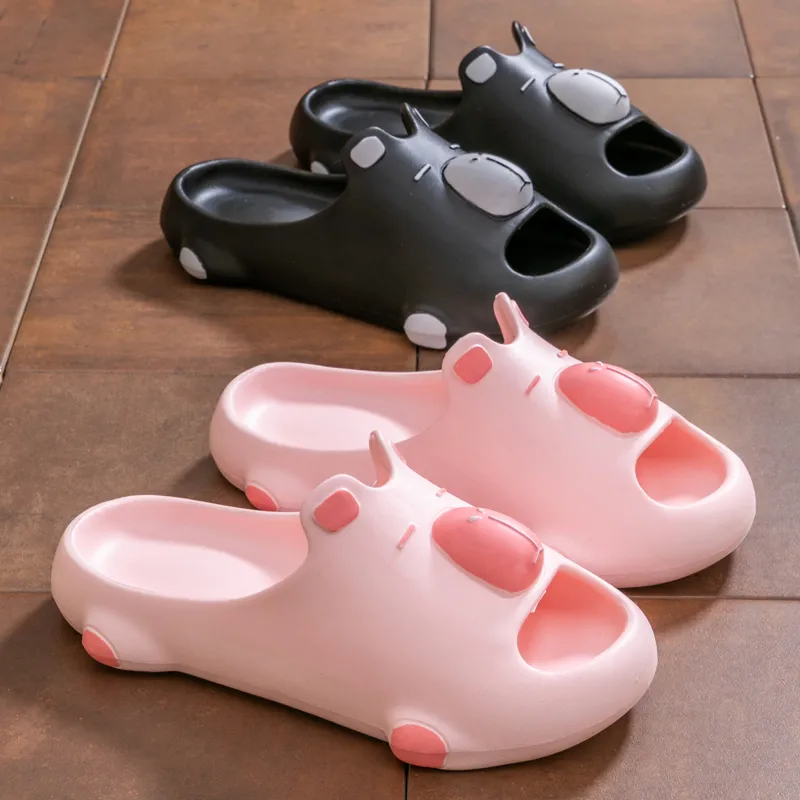 Ailise Sandal Slippers Pink/Black/Coffee/Khaki-7