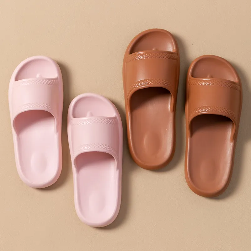 Ailise Slippers Pink/Black/Green/Milk White-3