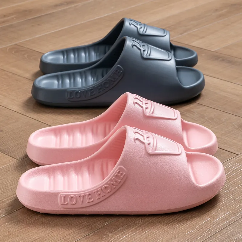 Ailise Home Slippers Pink/Black/Gray/Green/Rose Red/Dark Blue/Purple-3