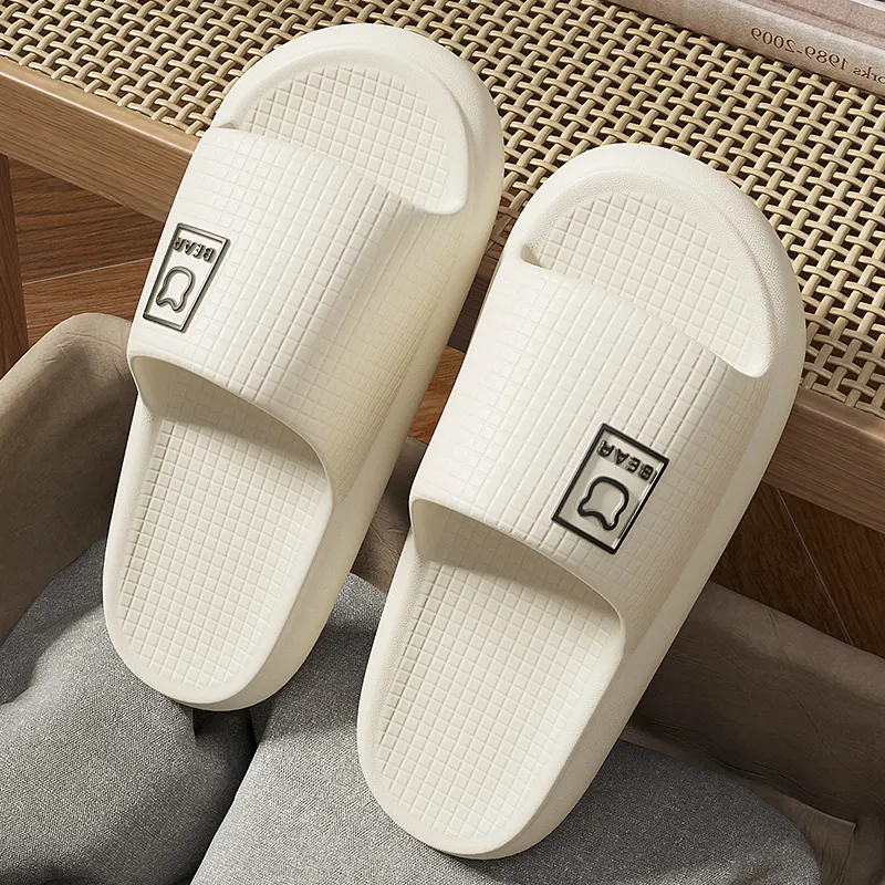 Ailise Home Slippers White Pink/Green/Sea Blue/Black-1