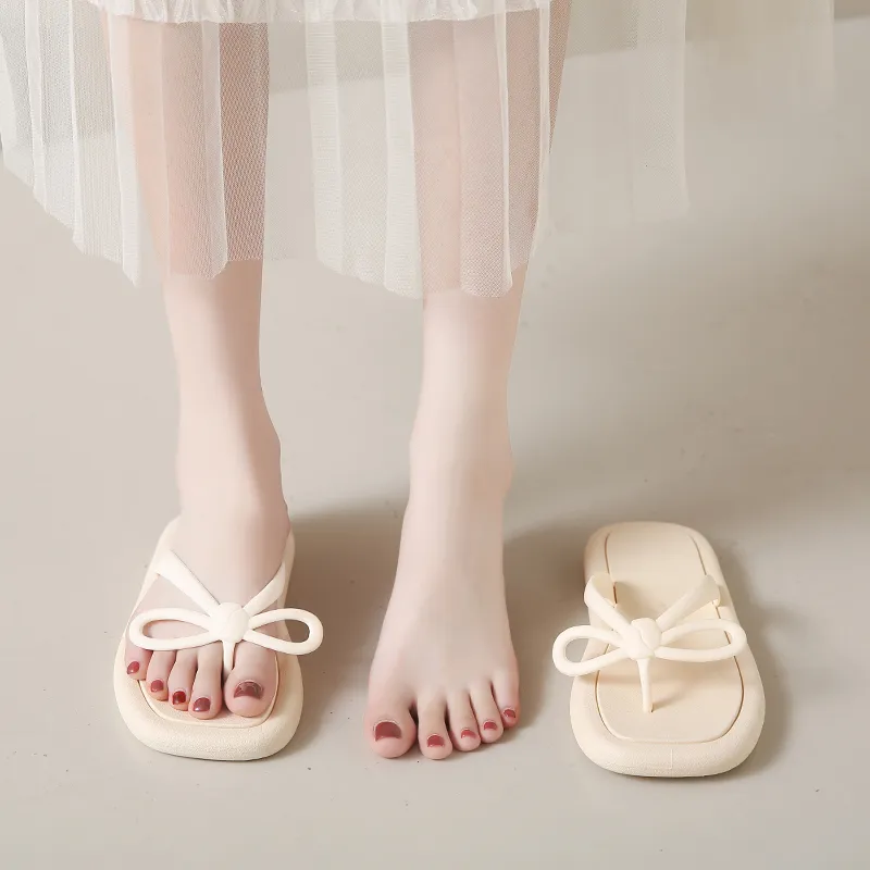 Ailise Sandal Slippers White/Black/Pink-4