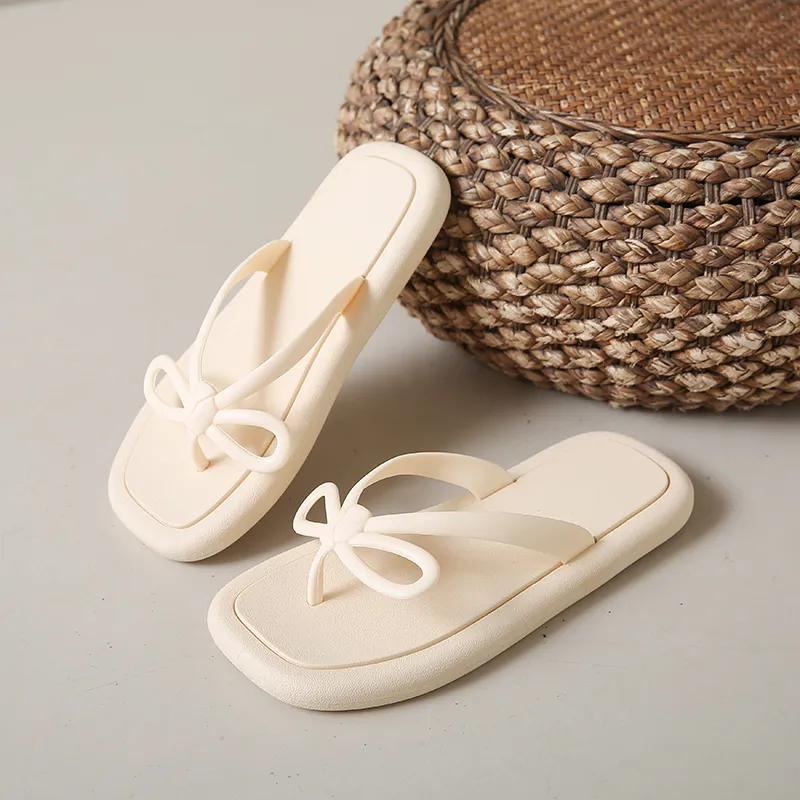 Ailise Sandal Slippers White/Black/Pink-2