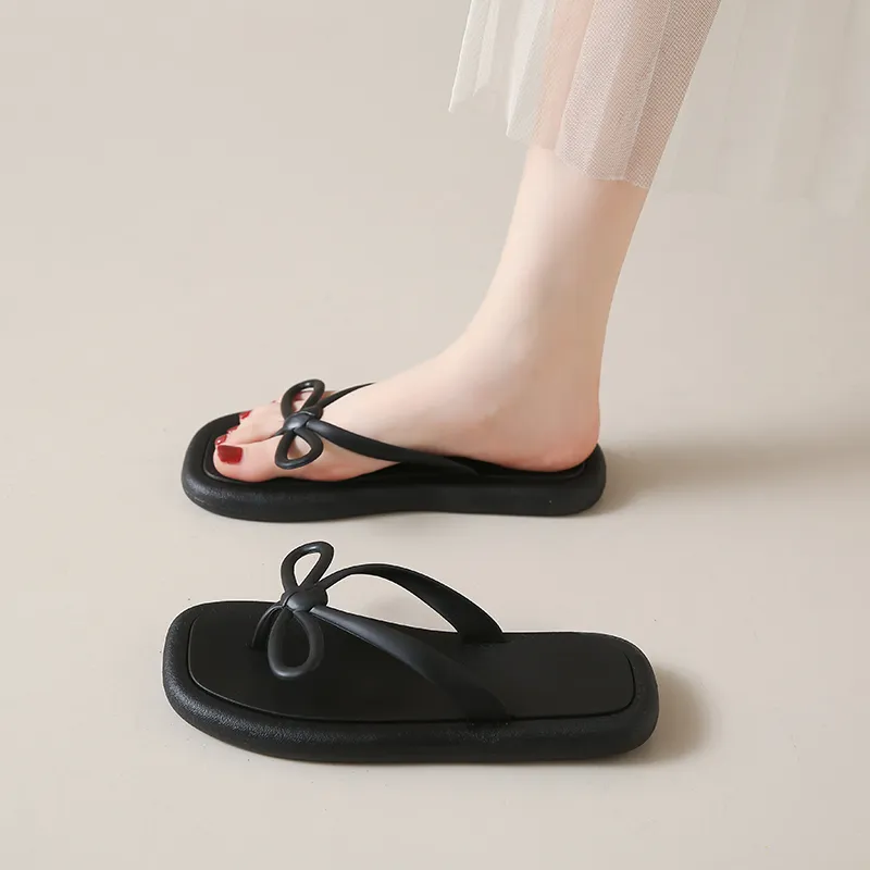Ailise Sandal Slippers White/Black/Pink-9
