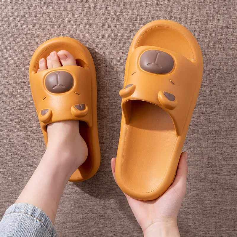 Ailise Sandal Slippers Brown/Khaki/Orange Yellow-13