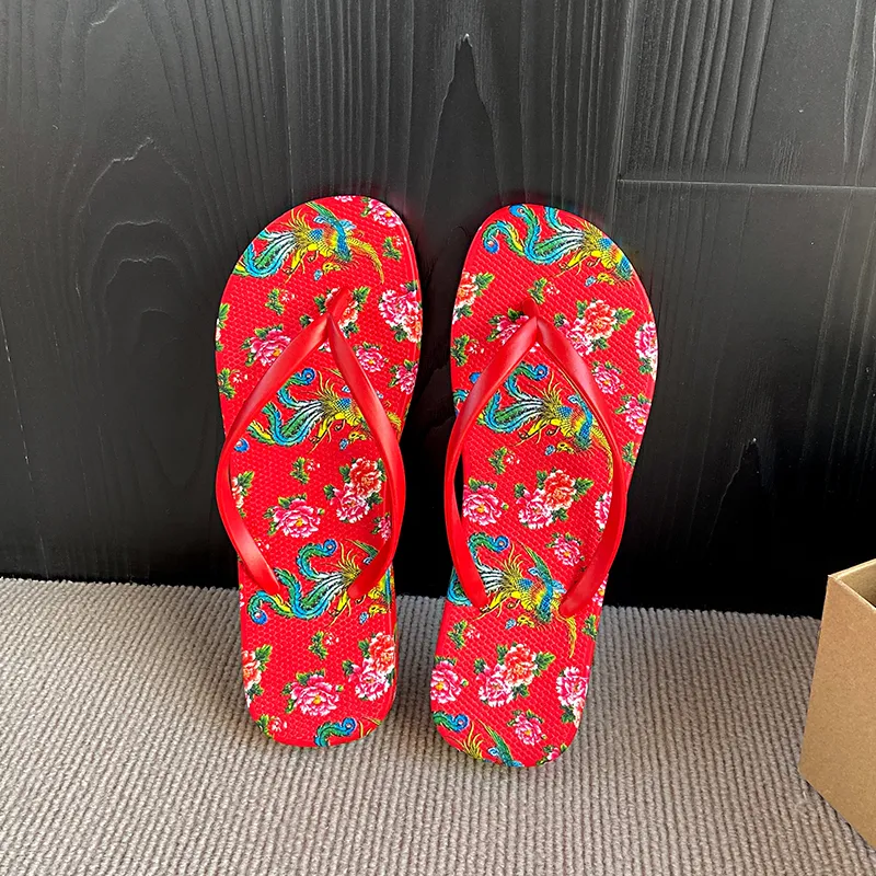 Ailise Sandal Slippers Leopard Print/Rabbit/Large Red Flower-11