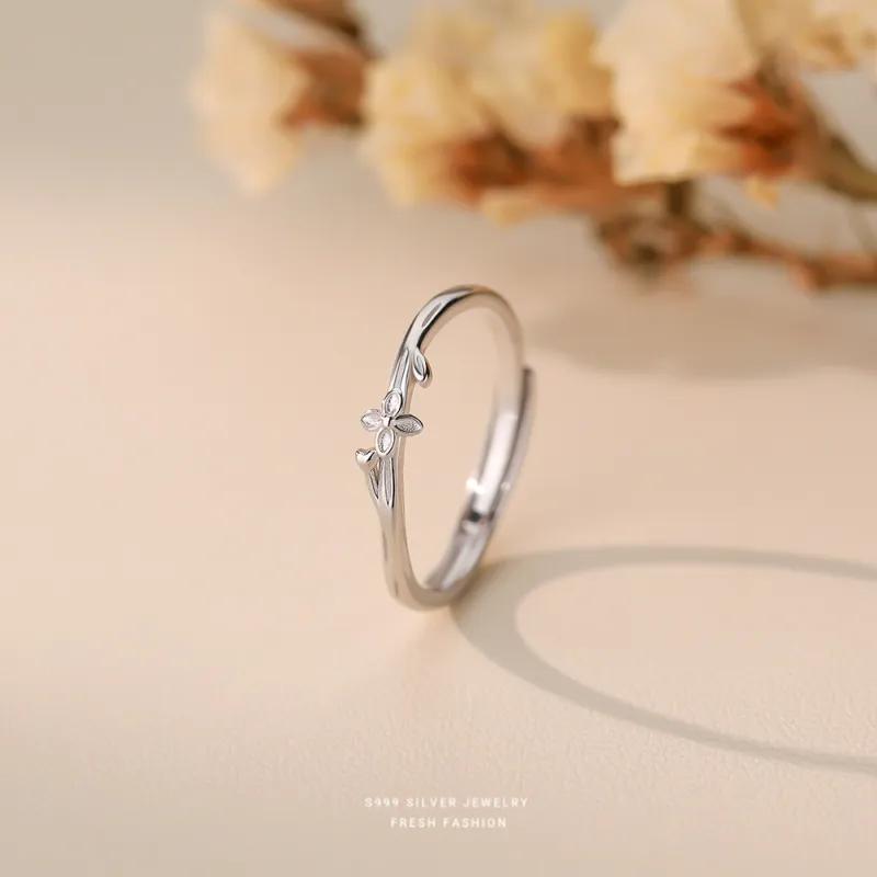 Eclater S999 Silver Rings Unisex-4