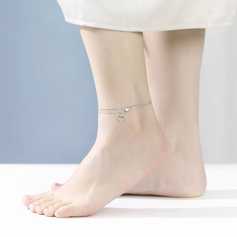 Eclater 925 Sterling Silver Anklets Women's-1