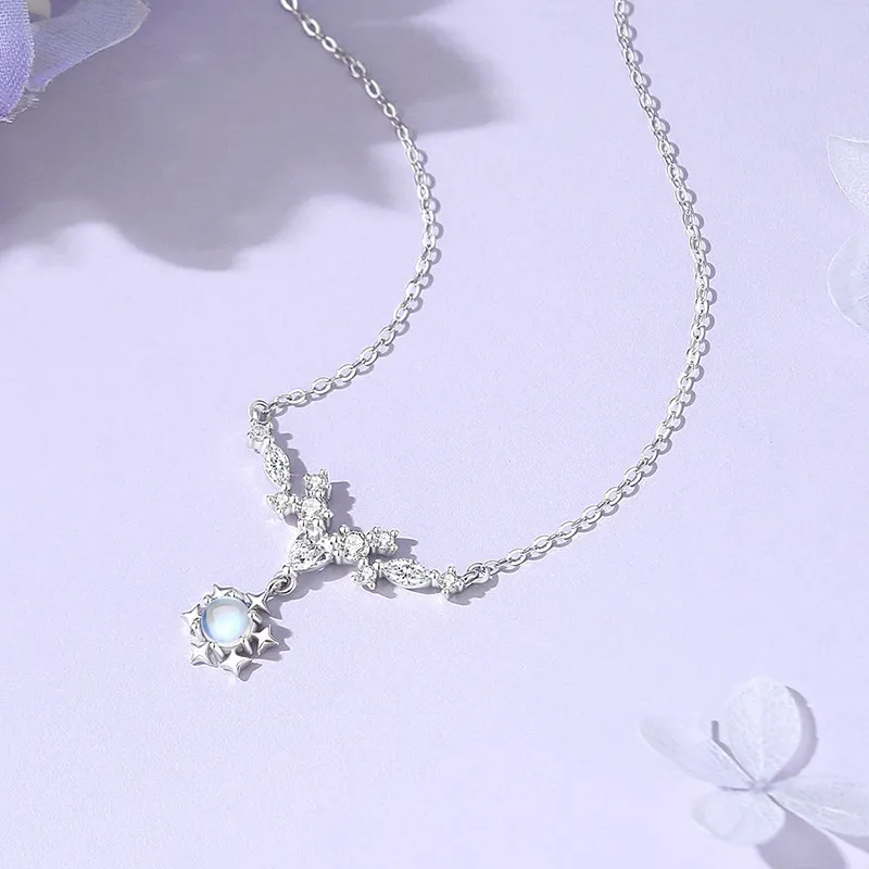 Eclater 925 Sterling Silver Necklaces Women's-3
