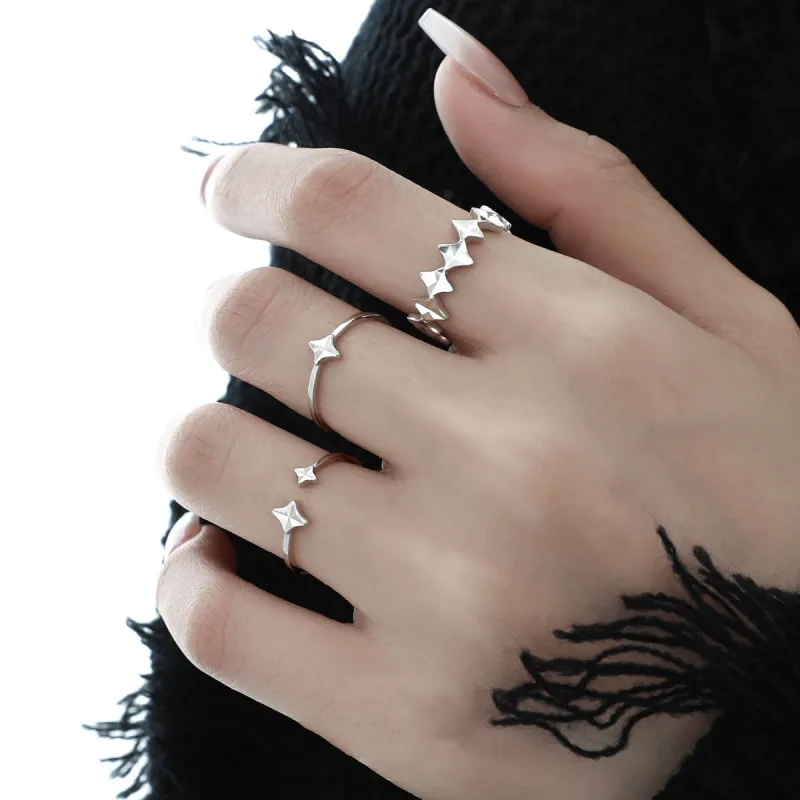 Eclater 925 Sterling Silver Rings Women's-8