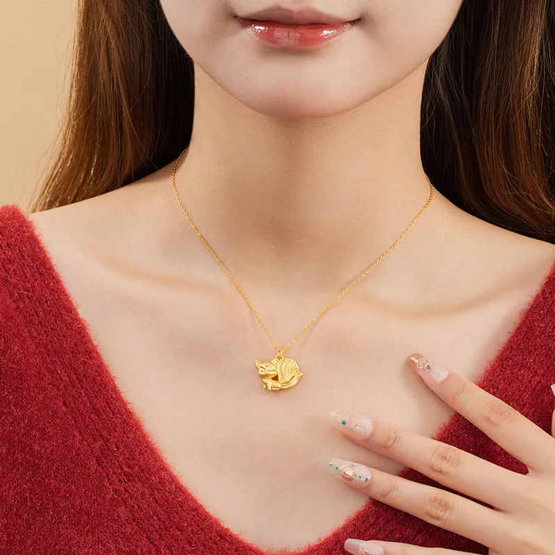 Eclater 999 Fine Silver Necklaces Women's-2