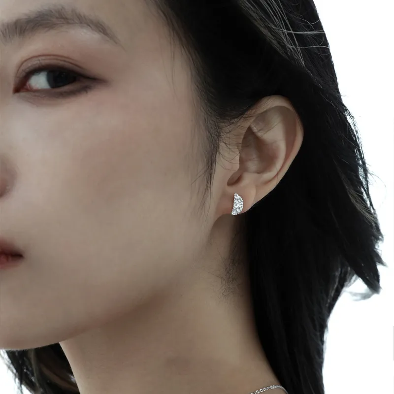 Eclater S925 Silver Stud Earrings Unisex-4