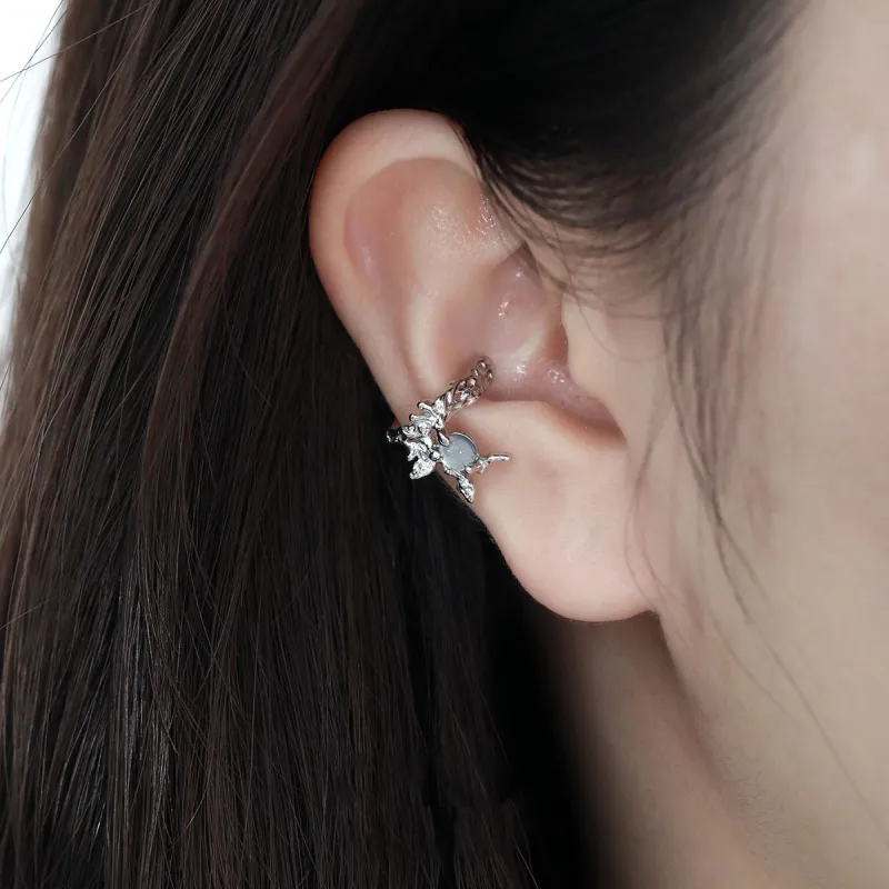 Eclater 925 Sterling Silver Clip On Earrings Women's-4
