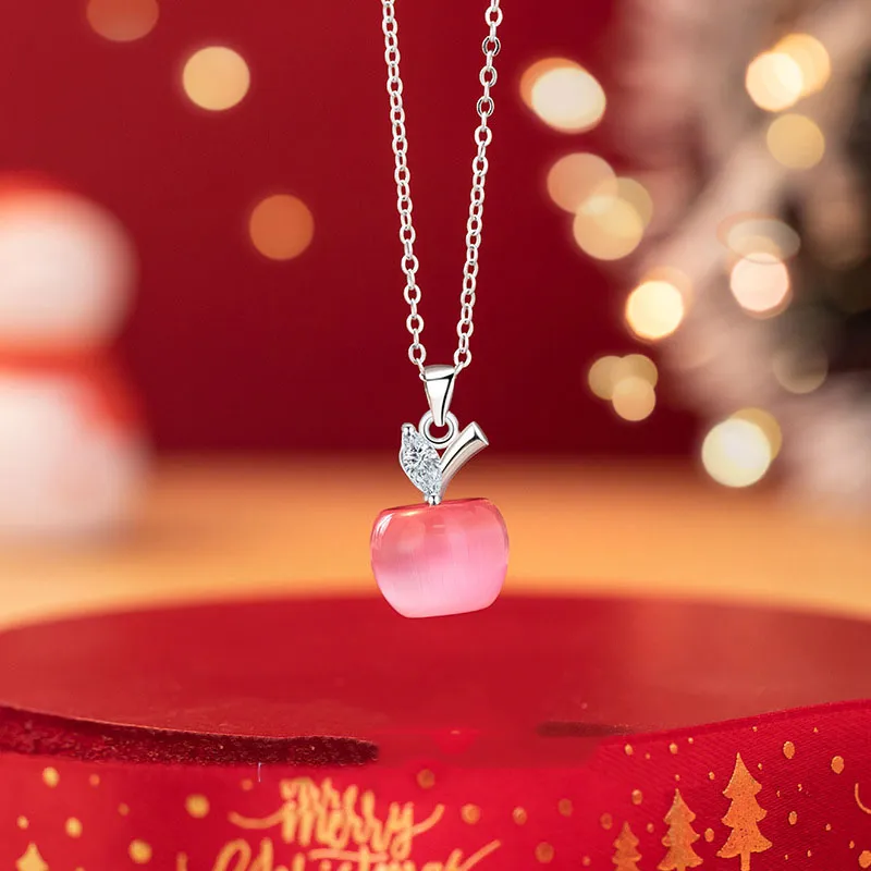 Eclater Cat's Eye Stone Necklaces Women's-1
