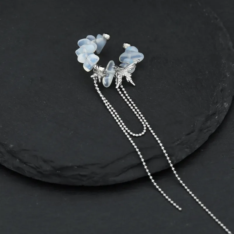 Eclater 925 Sterling Silver Clip On Earrings Women's-5