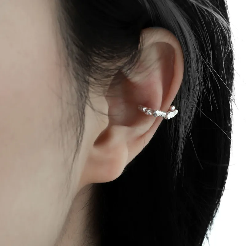 Eclater S925 Silver Clip On Earrings Women's-4