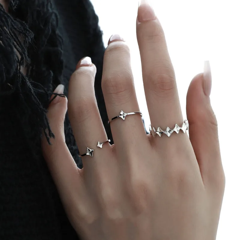 Eclater 925 Sterling Silver Rings Women's-7