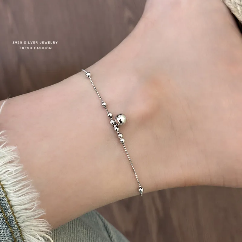 Eclater 925 Sterling Silver Anklets Women's-2