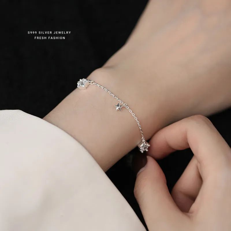 Eclater 999 Fine Silver Bracelets Women's-4
