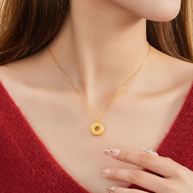 Eclater 999 Fine Silver Necklaces Women's-2