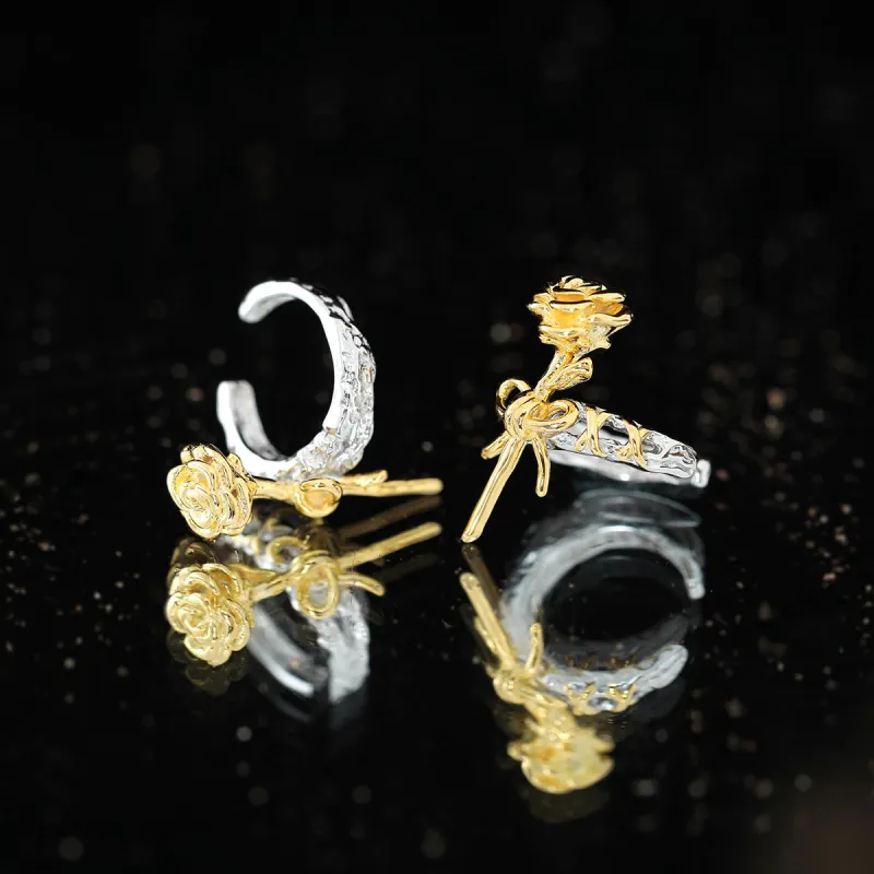 Eclater 925 Sterling Silver Clip On Earrings Unisex-1