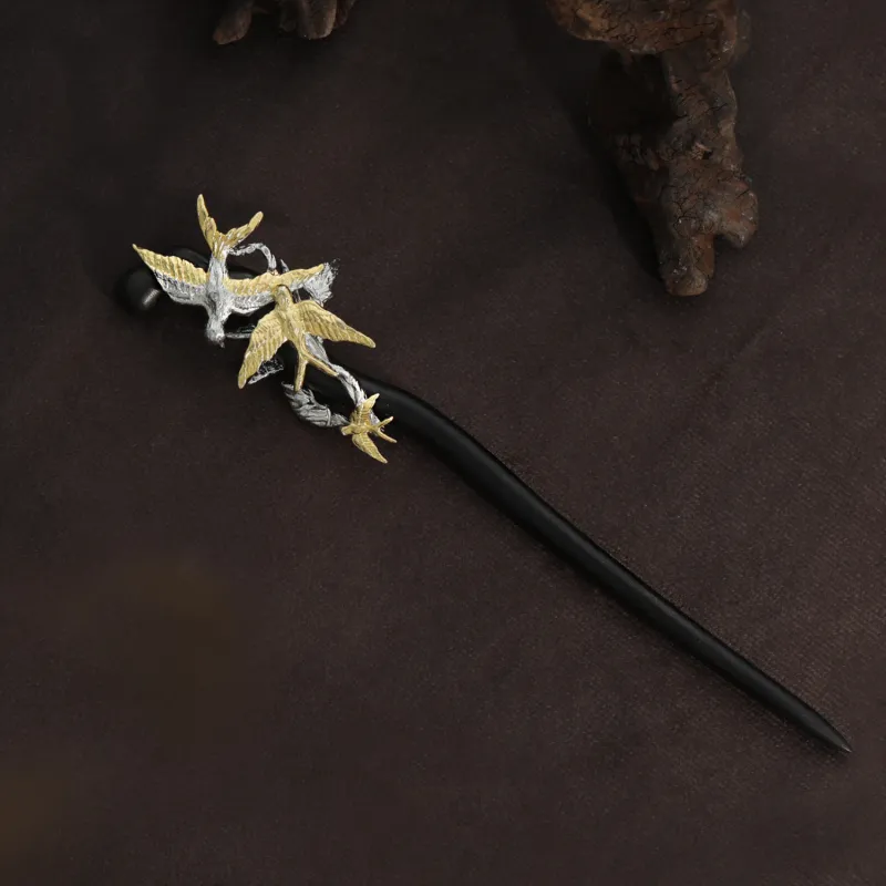 Eclater Sandalwood Hairpins Women's-3