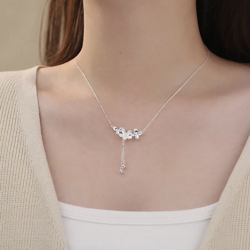 Eclater 999 Fine Silver Necklaces Women's-4