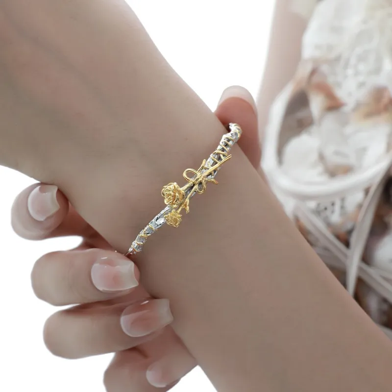 Eclater S925 Silver Bangles Women's-5