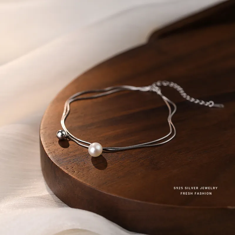 Eclater 925 Sterling Silver Anklets Women's-1