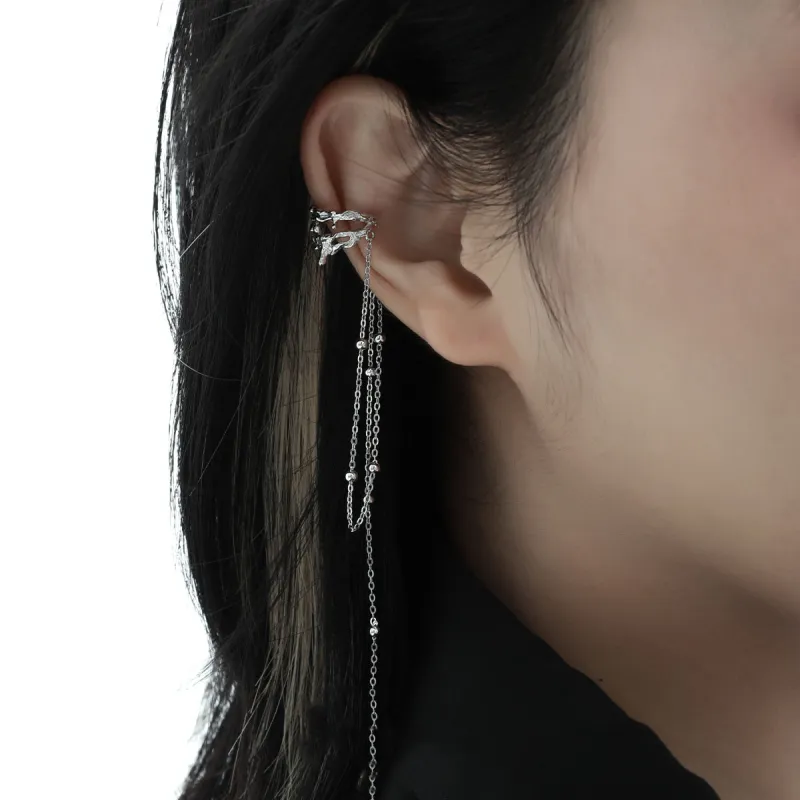 Eclater S925 Silver Clip On Earrings Women's-3