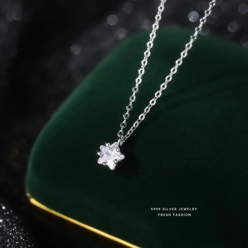 Eclater 999 Fine Silver Necklaces Women's-2