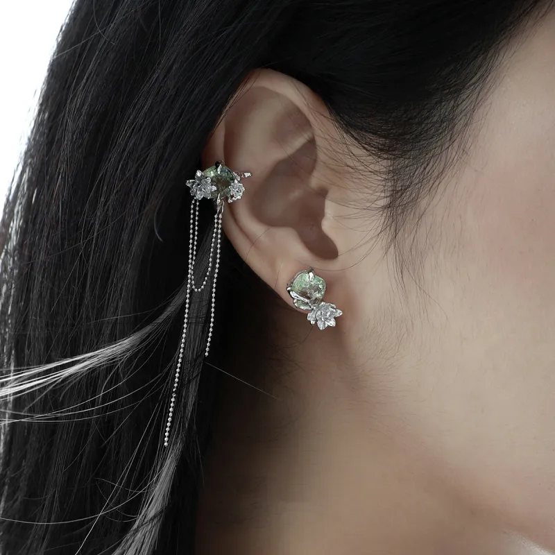Eclater 925 Sterling Silver Clip On Earrings Women's-4
