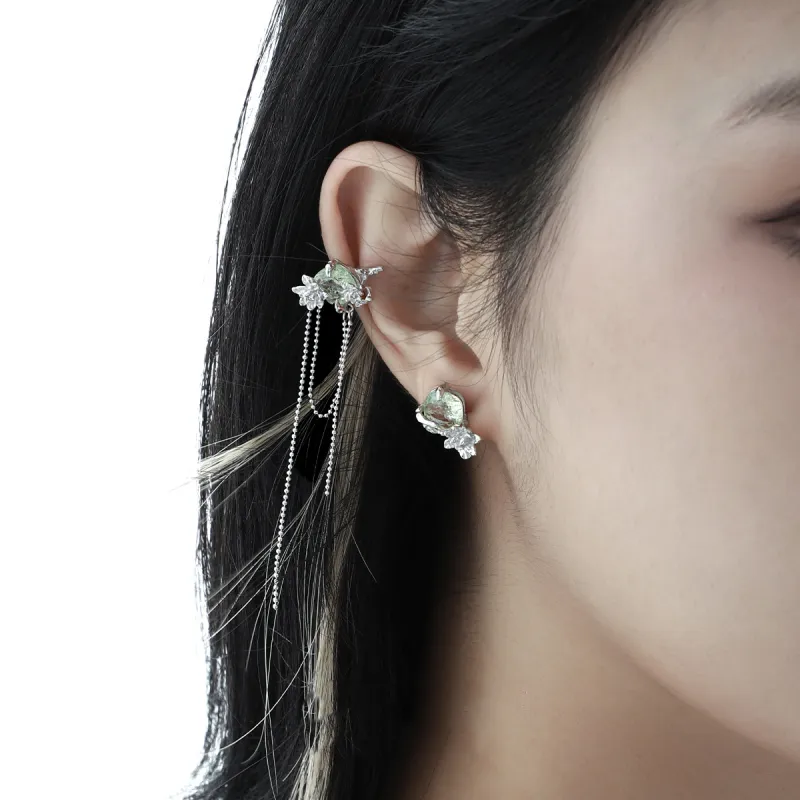 Eclater 925 Sterling Silver Clip On Earrings Women's-2