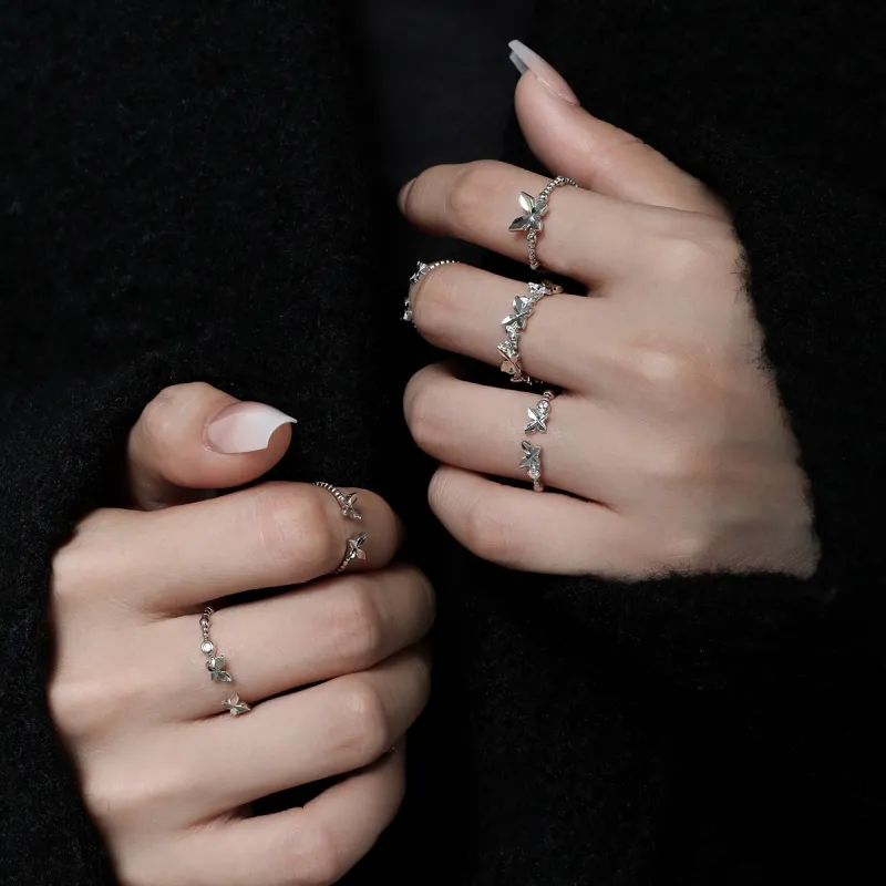 Eclater 925 Sterling Silver Rings Women's-3