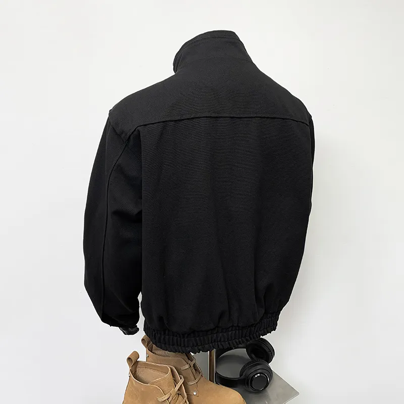 Urban Techwear Solid Color Loose Fit Casual Long Sleeved Jackets & Coats Unisex-5
