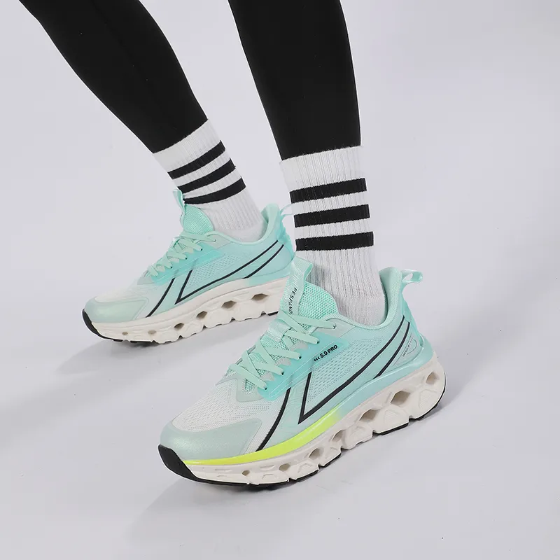 PES PANDA Running Shoes Unisex Low Top Moon White/Crystal Moon/Rolls Black/Rainbow Pink-5