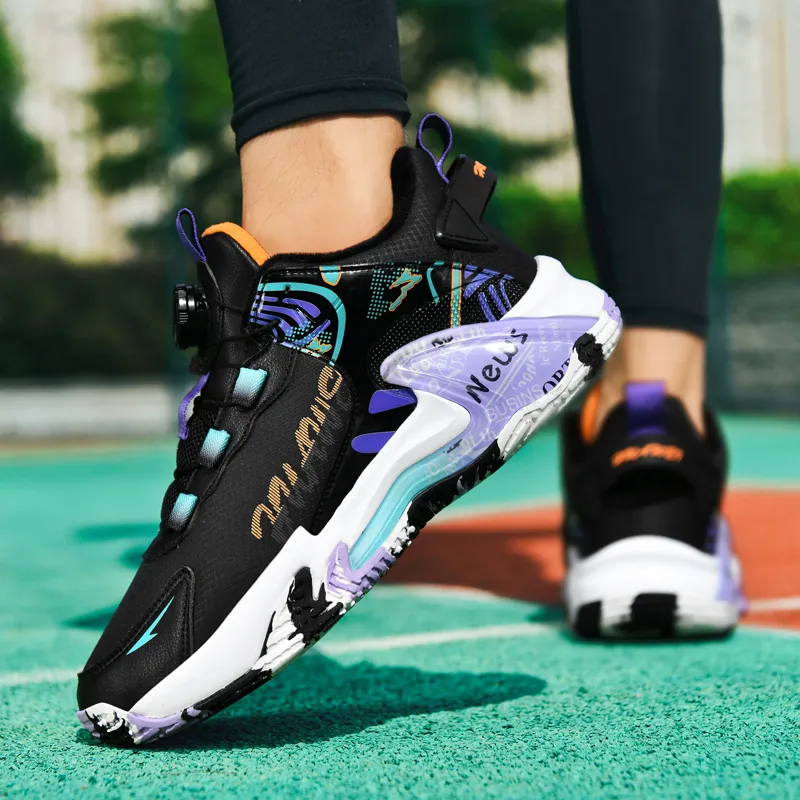 MUSNODO Cushioning Coverage Rebound Low Top Casual Running Shoes Unisex Black And White Mismatched-20