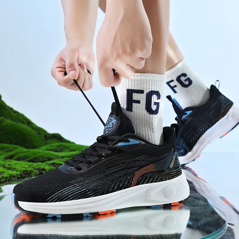 MUSNODO Shock Absorbing, Non Slip, Wear Resistant, Breathable And Lightweight Low Top Running Shoes Men's-4