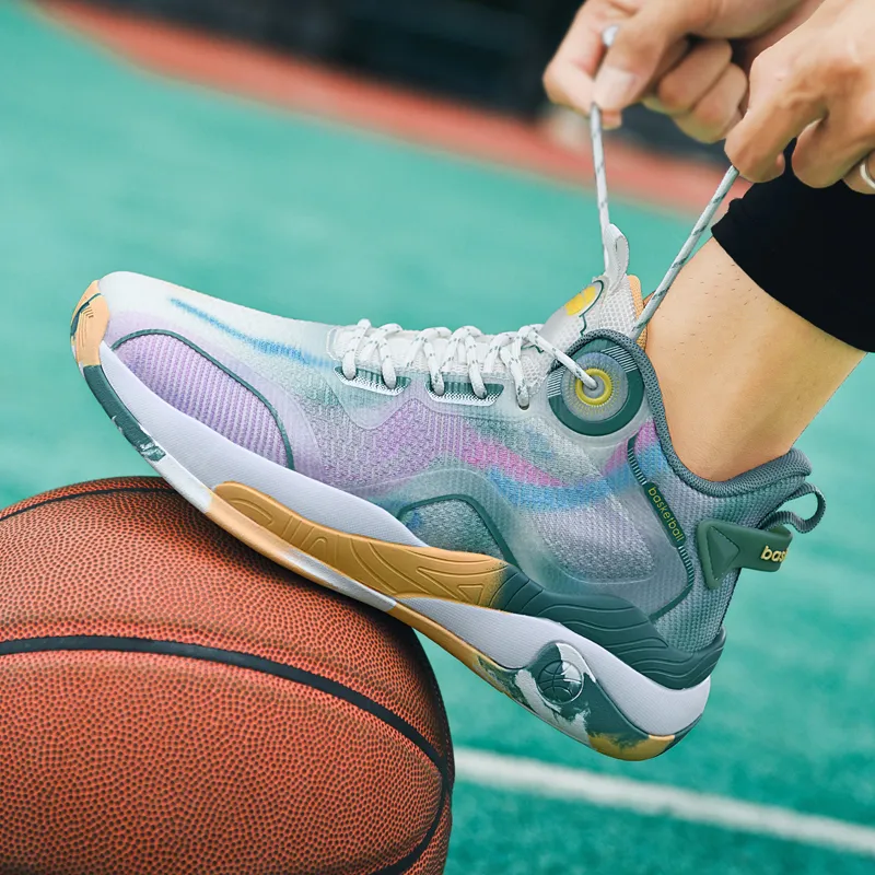 MUSNODO Mid Top Basketball Shoes Men's-15