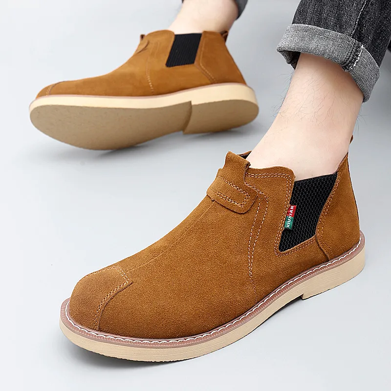 MUSNODO Ankle Length Chelsea Boots Unisex-9